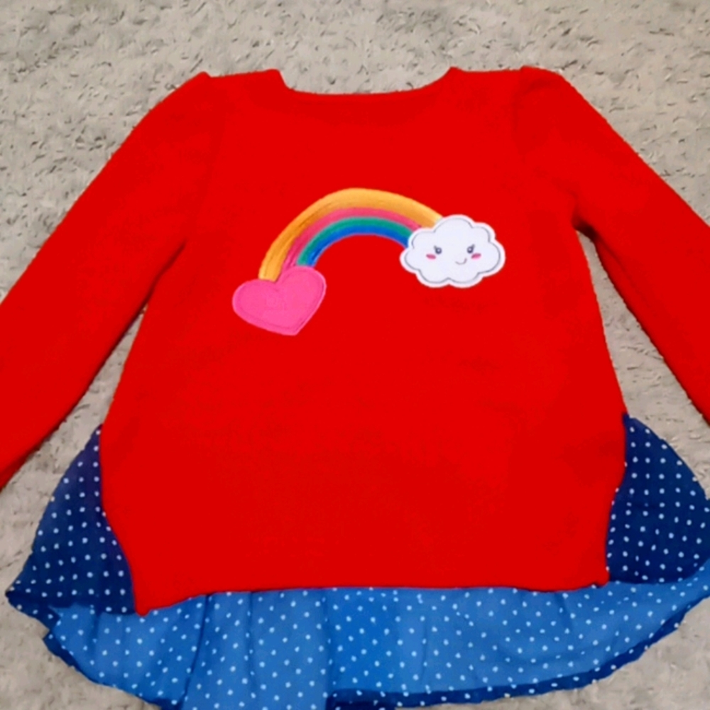 long sleeve rainbow shirt for kids